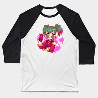 Raspberry Monster Baseball T-Shirt